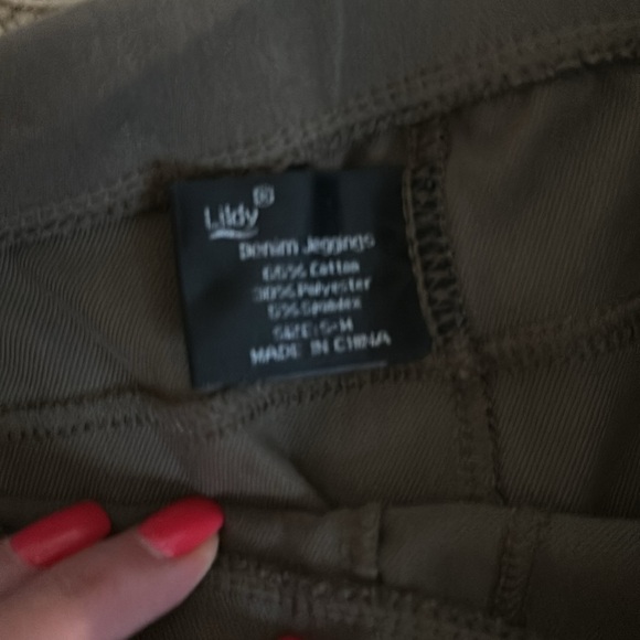 Women's Brown Leggings - Picture 3 of 5